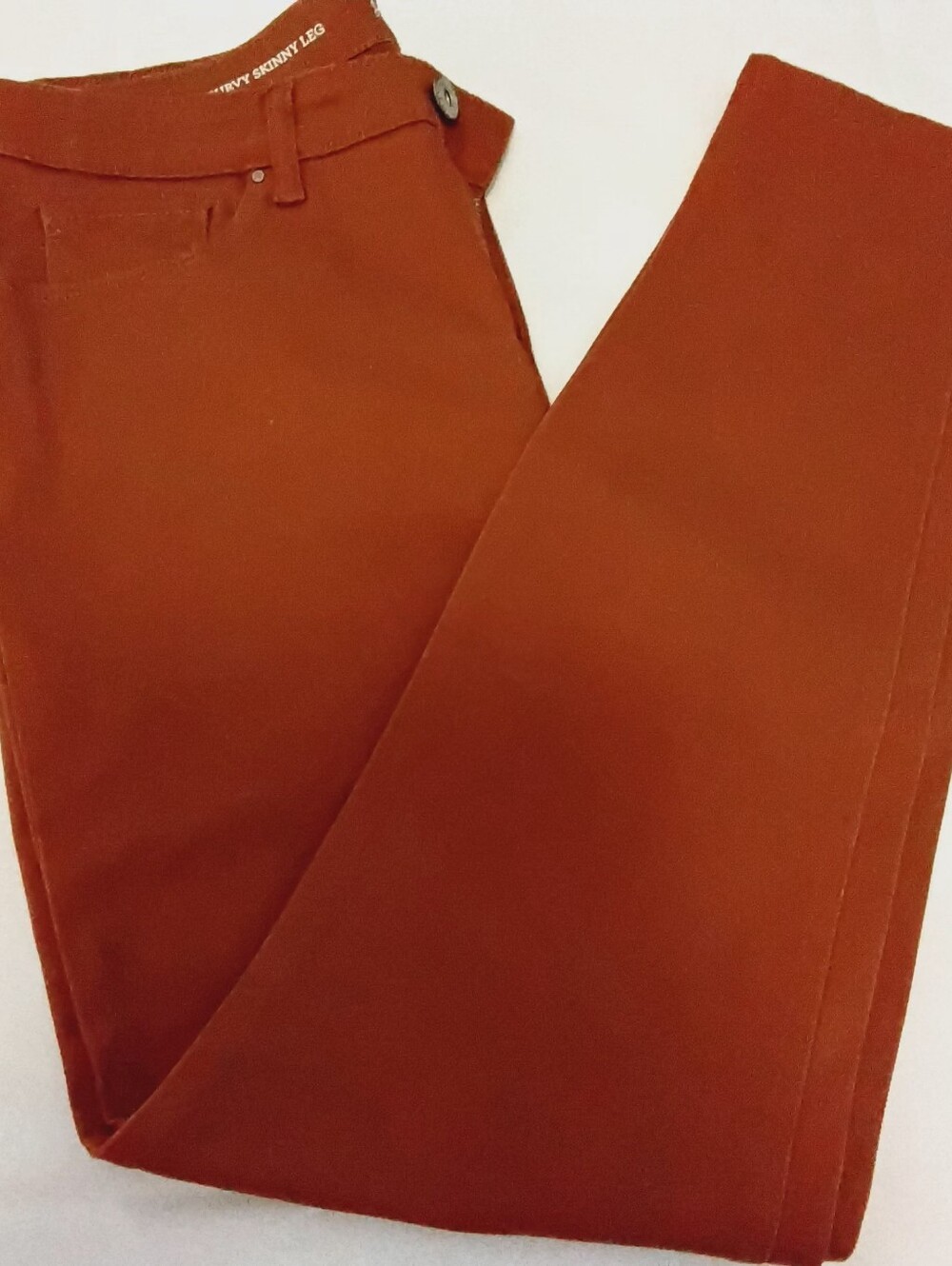 Style & Co. Curvy Skinny Leg Women's Jeans Rust Color Size 12 - NWOT